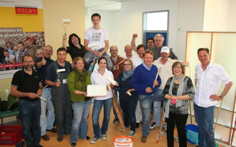 Rotarier im Kinderschutz-Zentrum