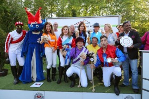 Siegerehrung des Prominentenrennens 2016