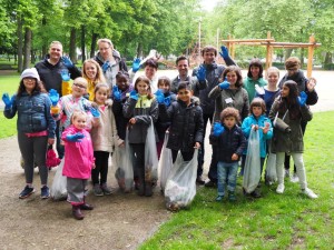 Müllsammel-Aktion in Humboldt-Gremberg mit Bürgermeister Marco Pagano