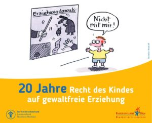 Poster 20 Jahre Recht auf gewalftreie Erziehung